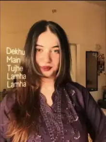Dekhu Mai Tujhy lamh CapCut template