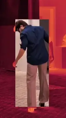 Hero walk slowmo CapCut template
