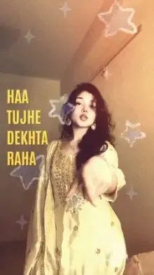 Tujhe dekhta raha CapCut template